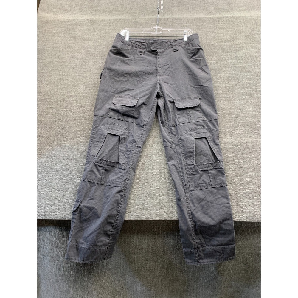 Tactical Cargo Pants Mens 32x32 Charcoal Gray Flex Mid Rise Straight Leg Outdoor